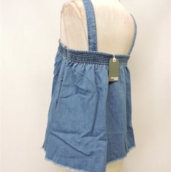 Wilfred Free Estella Denim Top - Medium Indigo - L - Picture 5 of 13